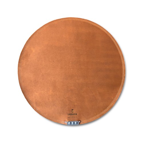 Leather panel beater bag - 18",