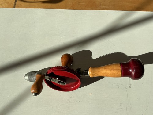 Vintage egg beater hand - , drill